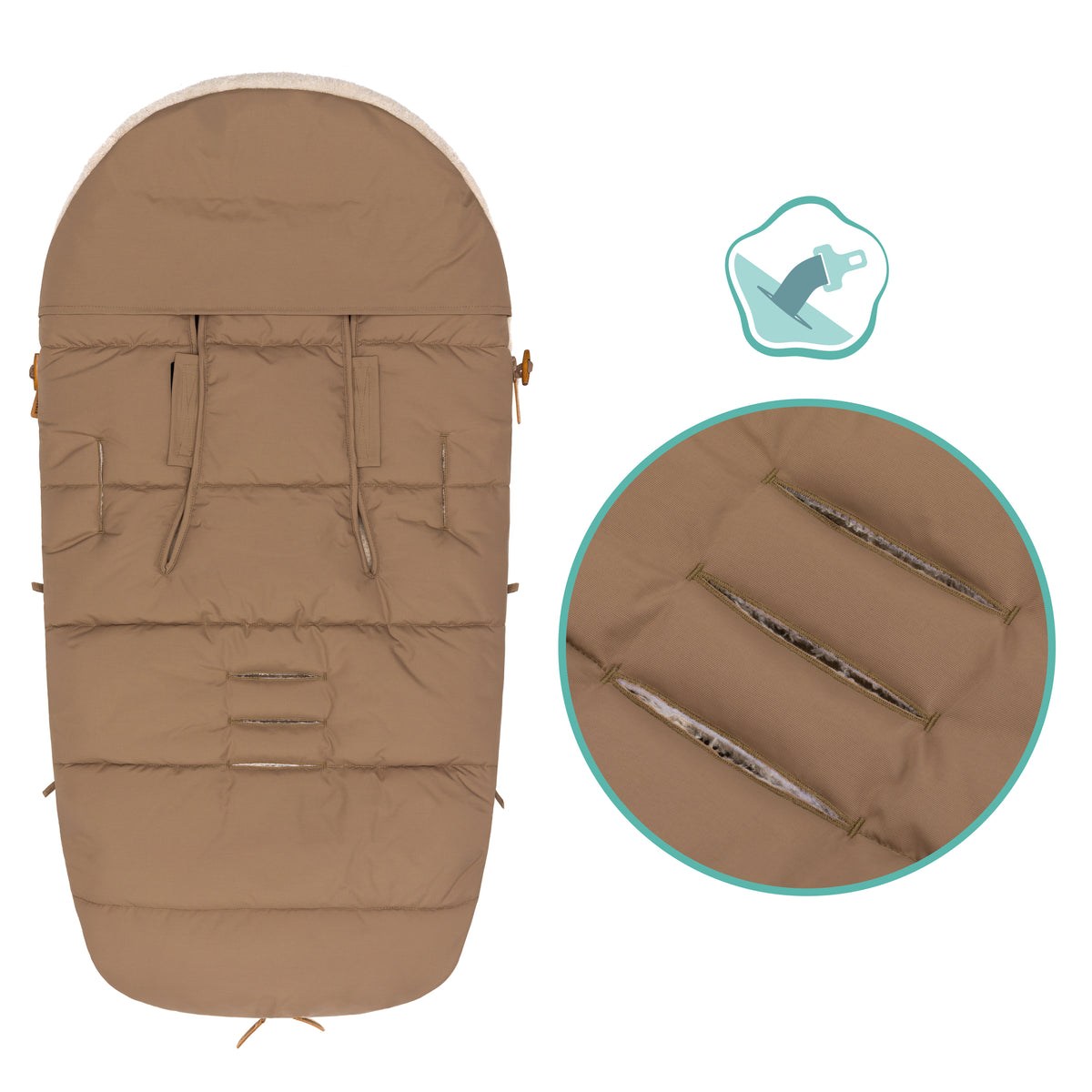 Winter Footmuff Atlas Teddy