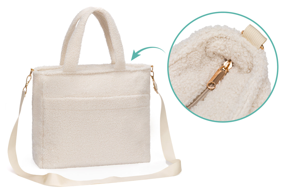 Wickeltasche Teddy Big beige