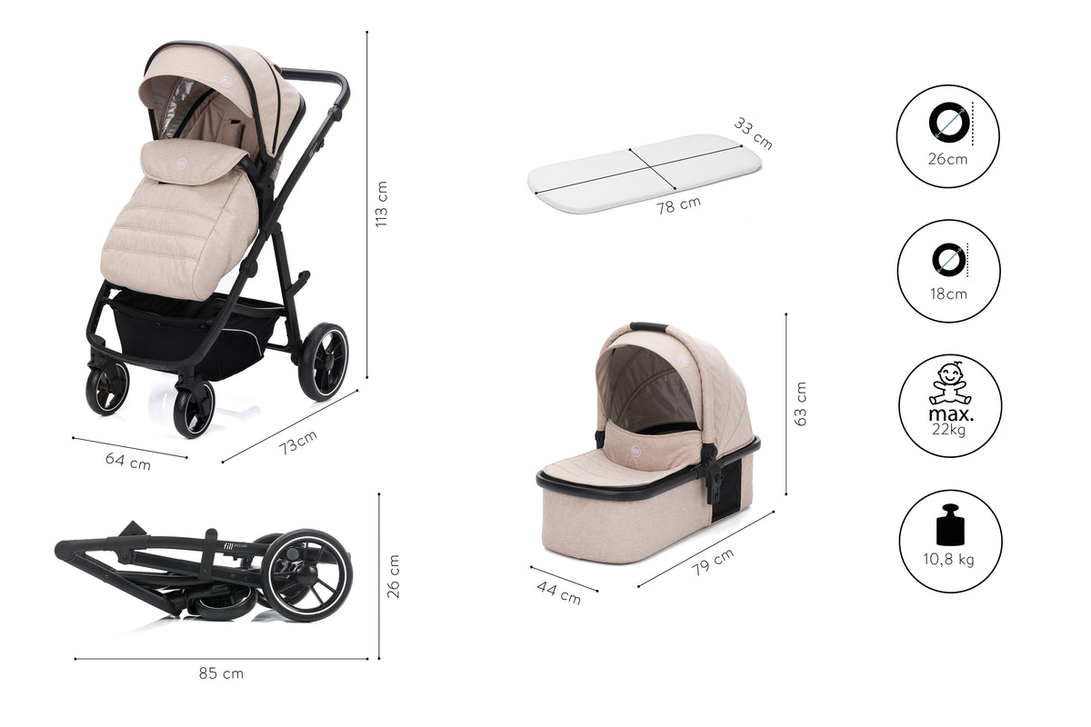 Kinderwagen-Set Jaguar