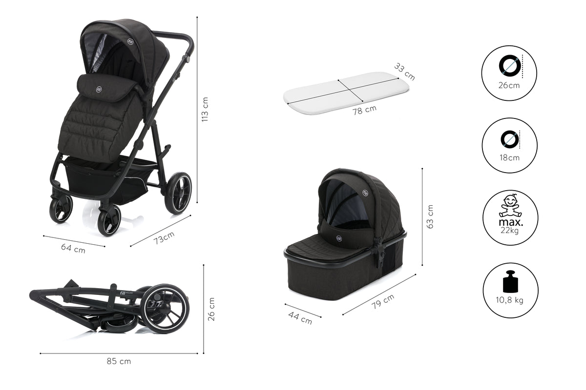 Kinderwagen-Set Jaguar