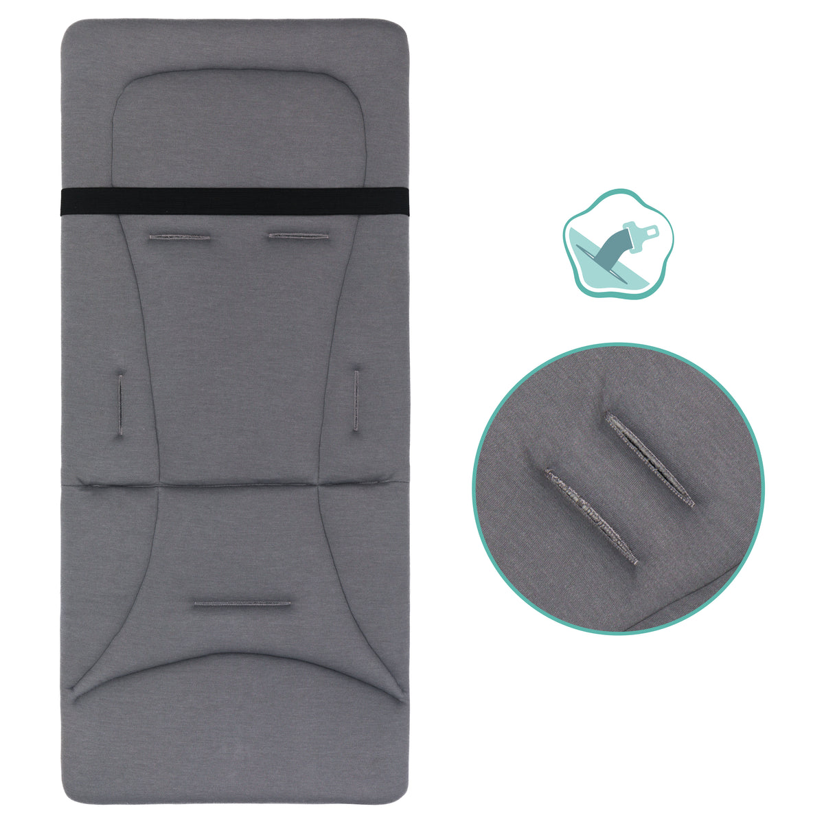 Reversible Seat Liner Jersey 30x73 cm