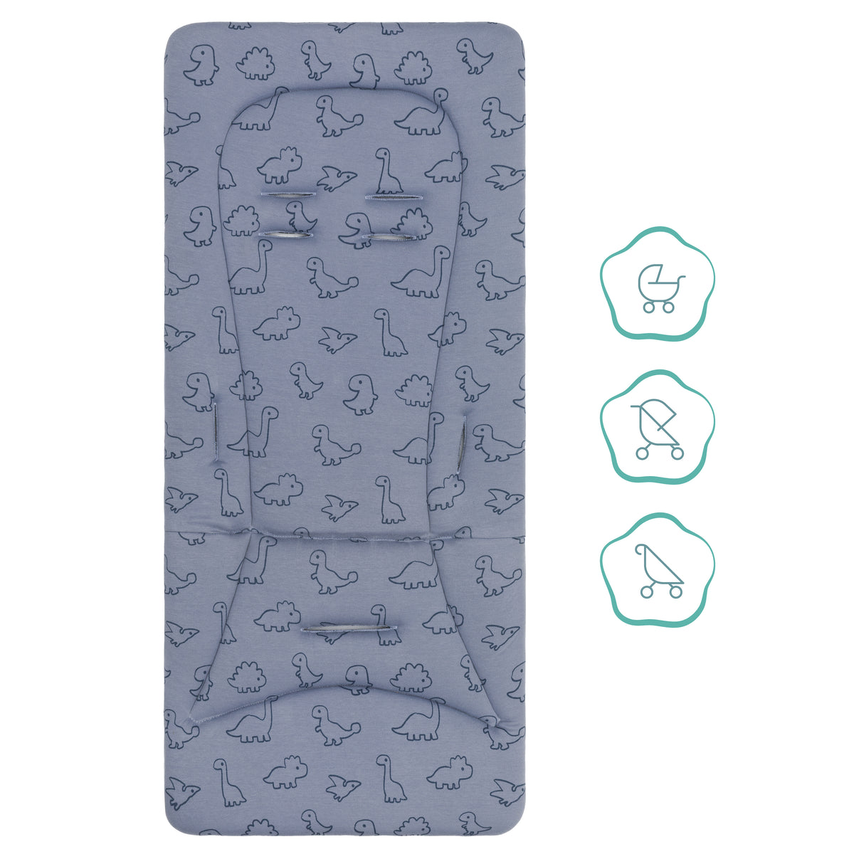Reversible Seat Liner Jersey 30x73 cm
