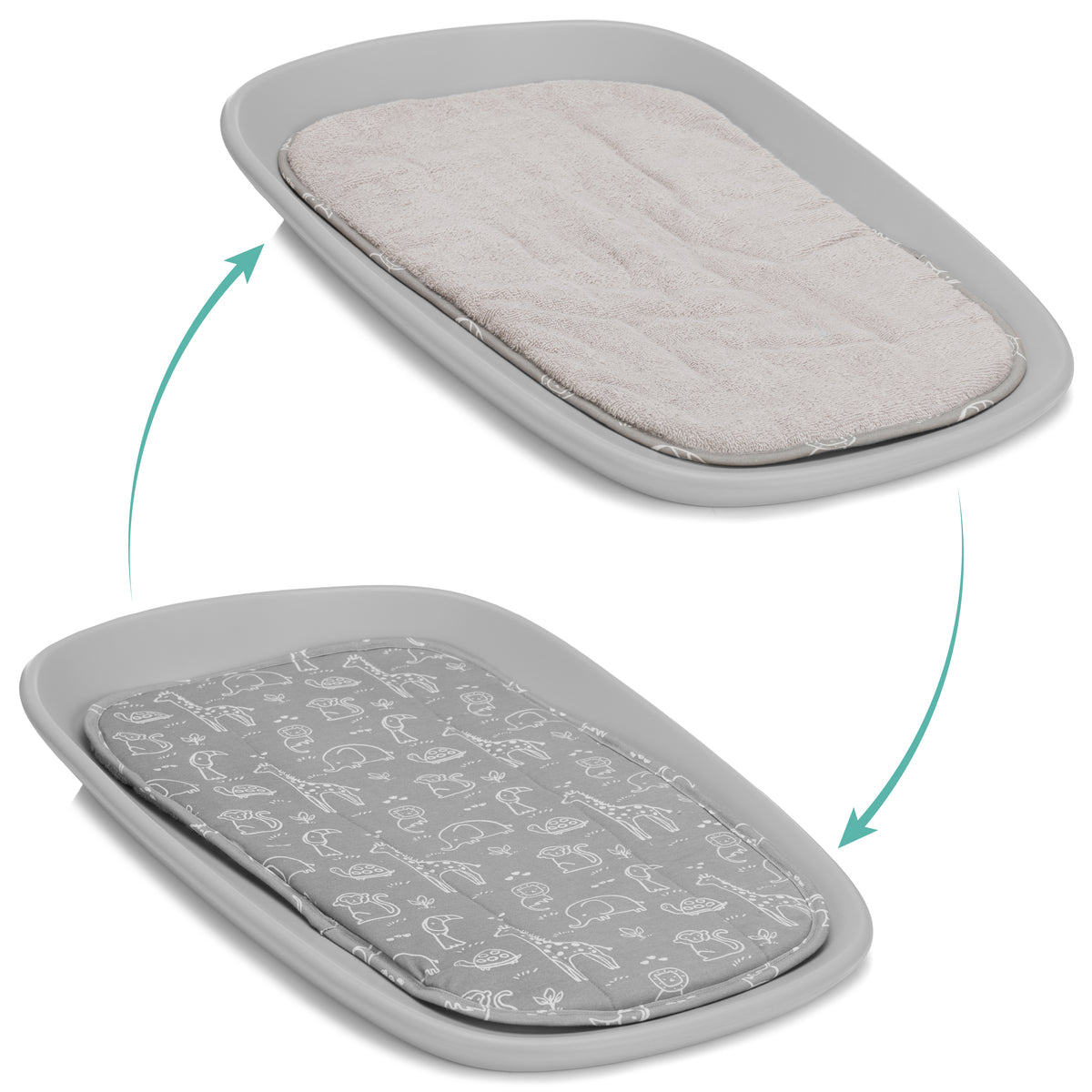 Terry Cover 60x36x2 cm for Changing Tray 13037