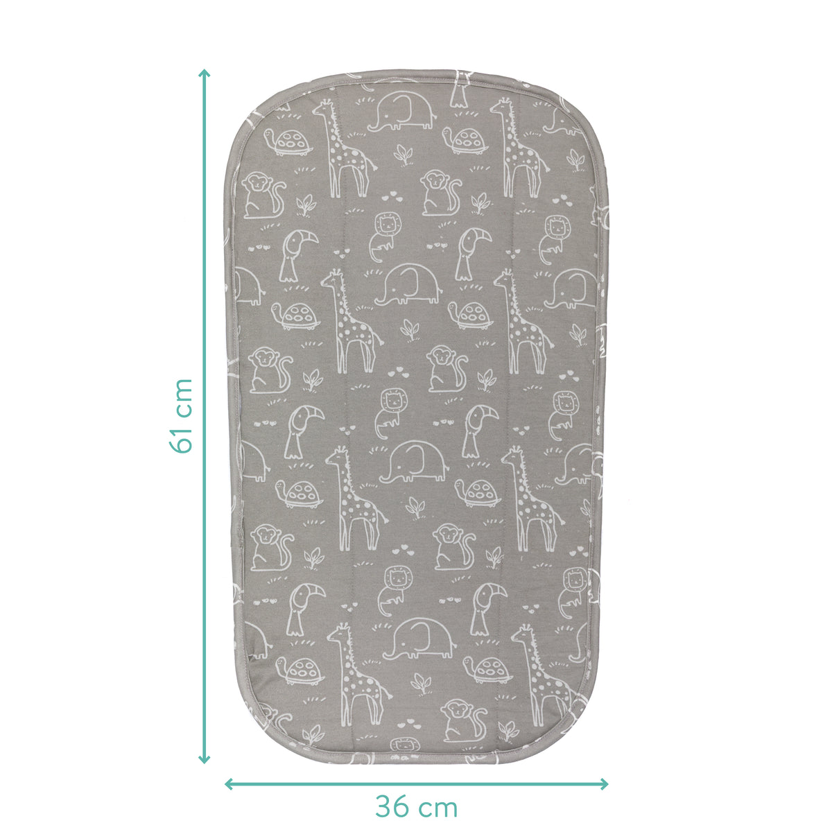 Terry Cover 60x36x2 cm for Changing Tray 13037
