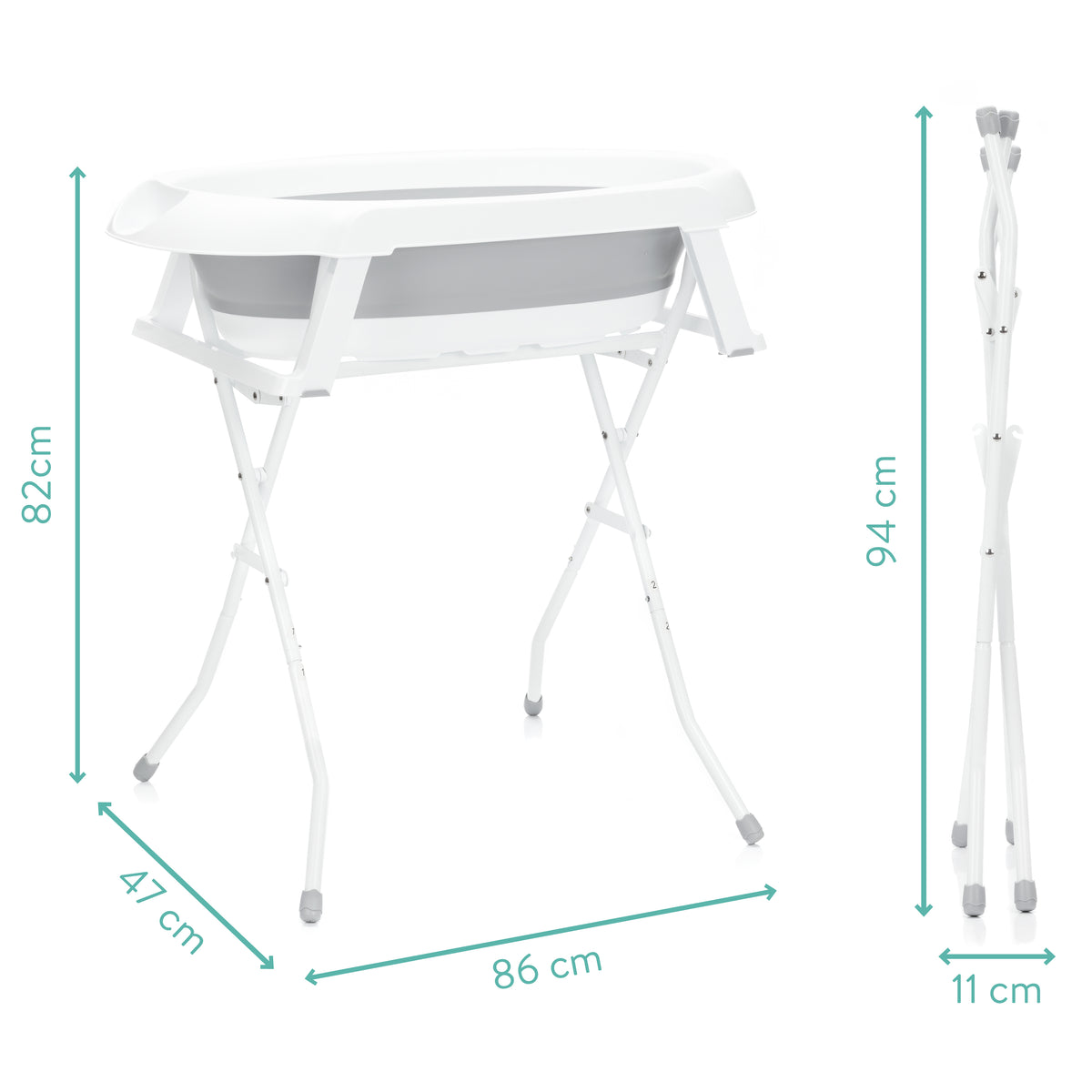Faltbadewanne Stand - Wanne+Gestell