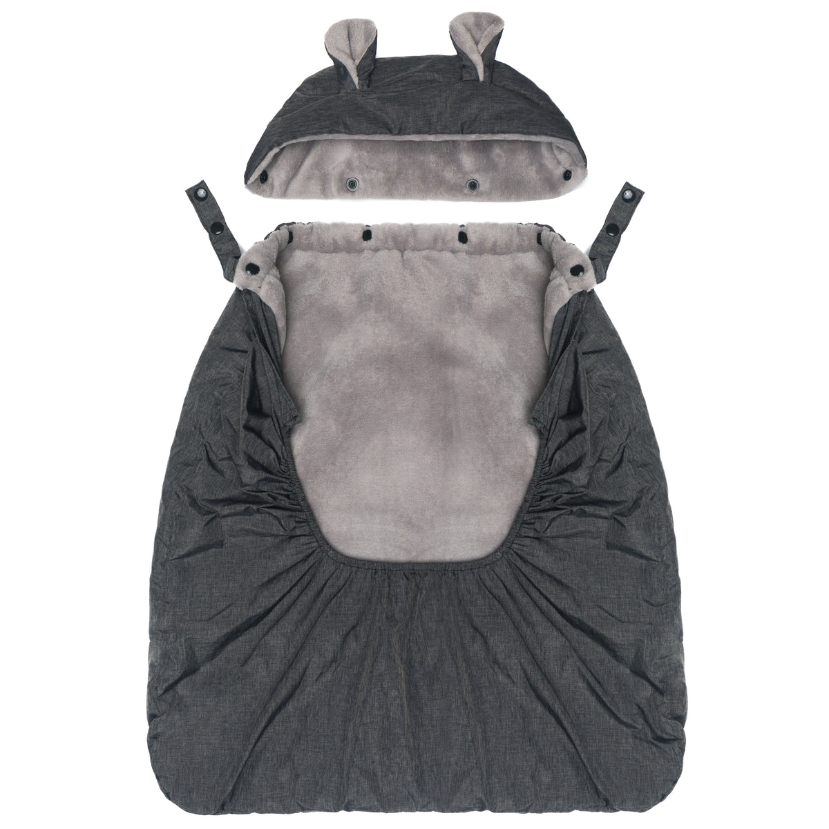 Winterfußsack Tragecover für Bauchtrage