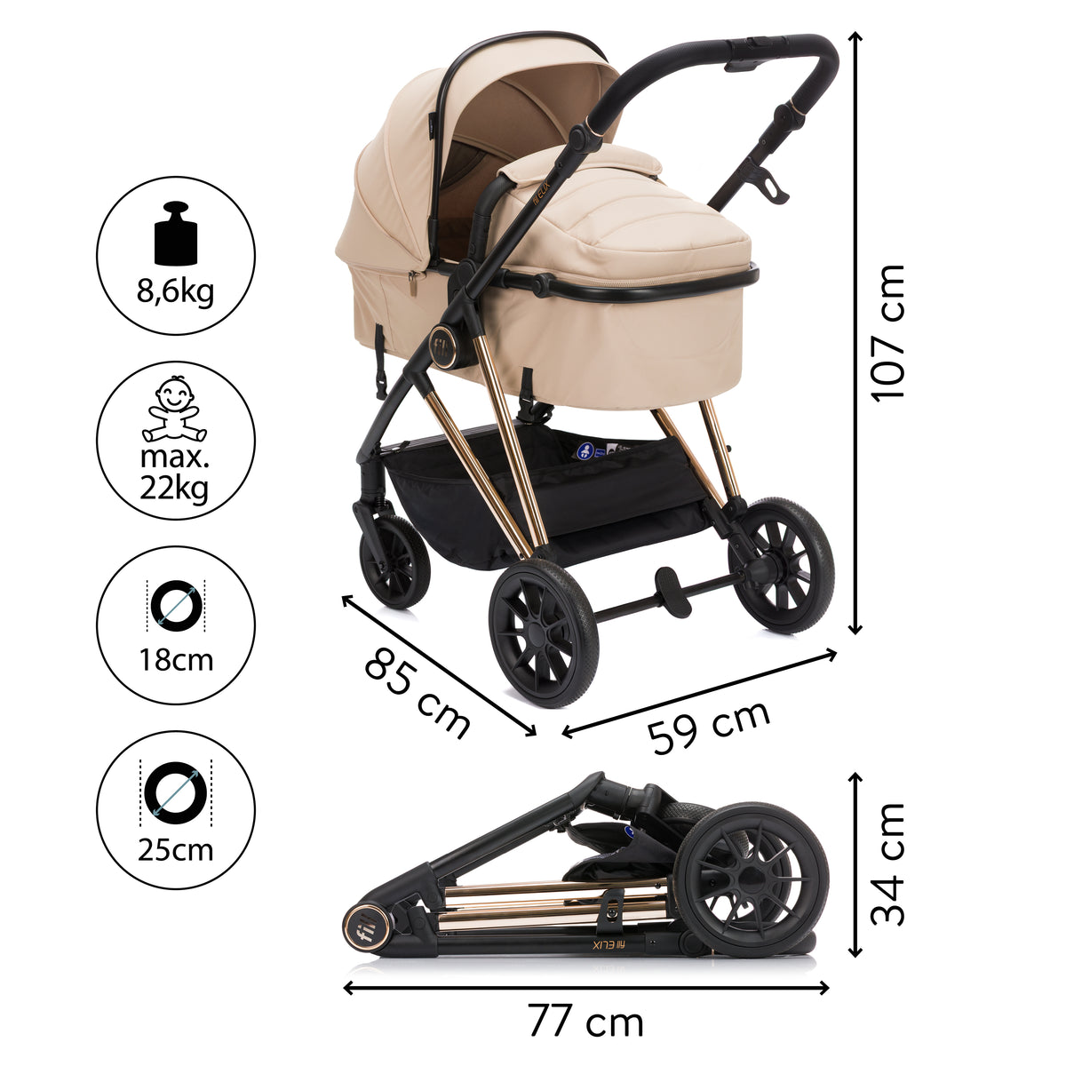 Pram Set Fill Elix