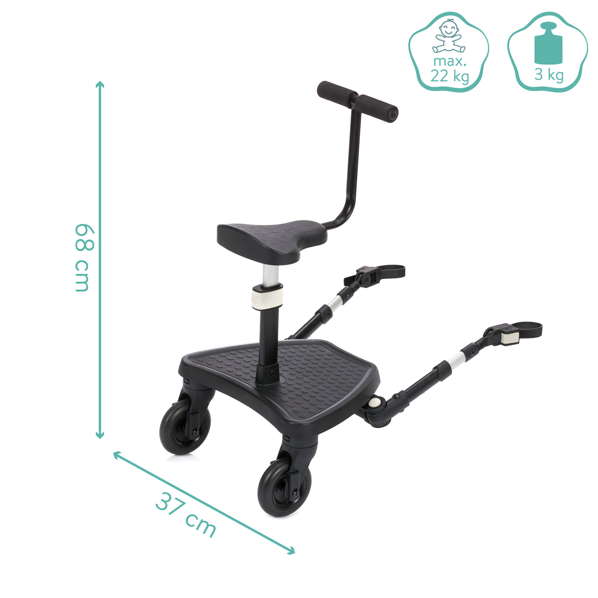 Buggy Board FlexRide Black