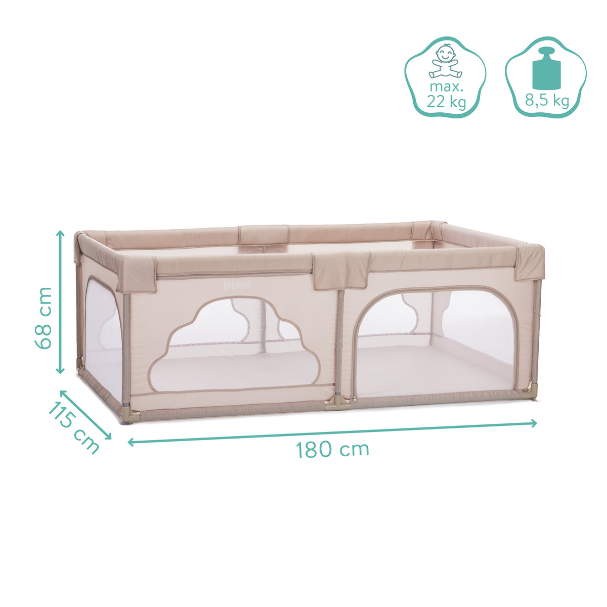 Playpen Perth 115 x 180 cm