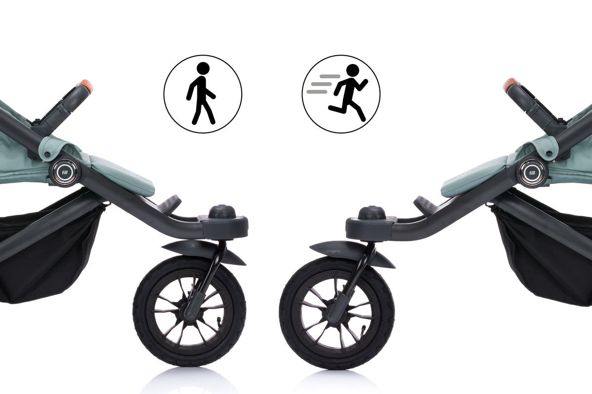 Jogger Run with Air Wheels