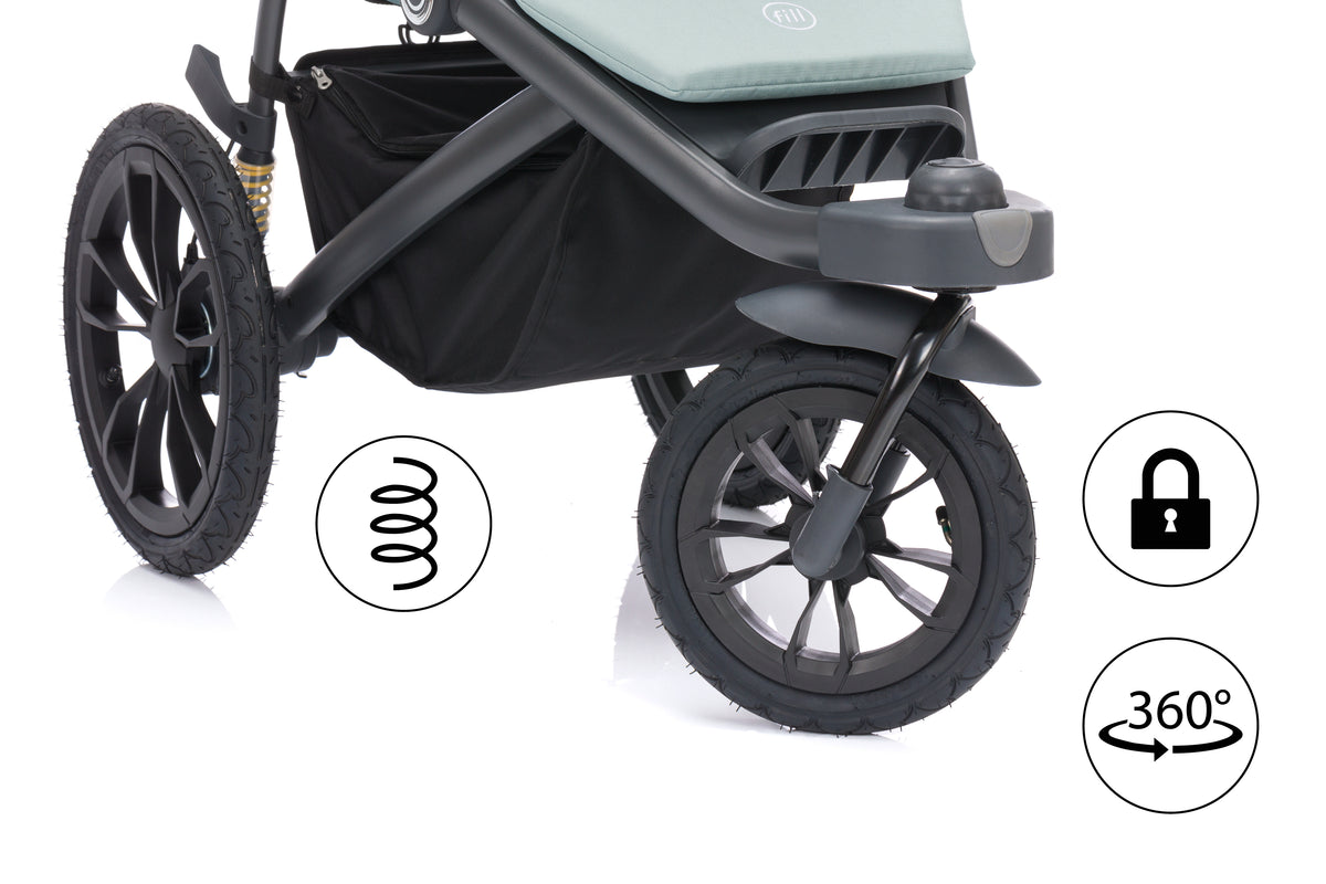 Jogger Run with Air Wheels