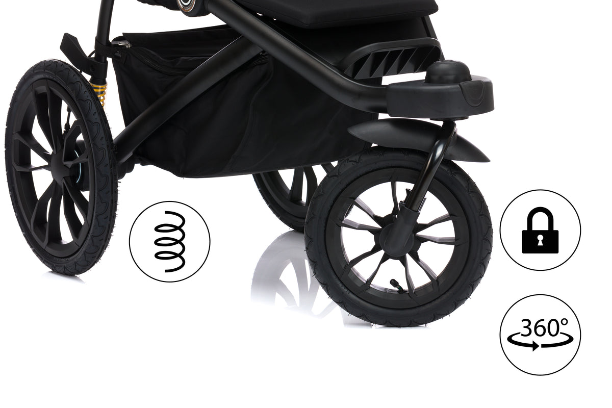Jogger Run with Air Wheels