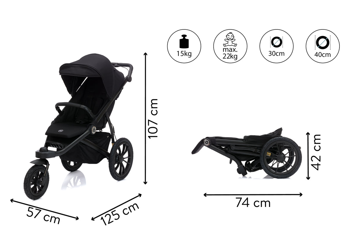 Jogger Run with Air Wheels