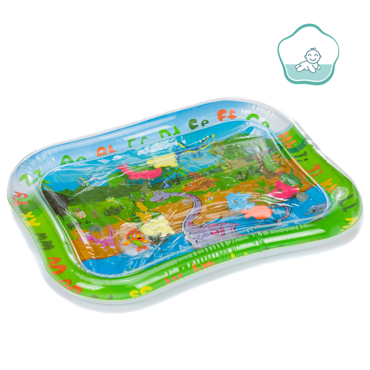 Water Play Mat with Squeaker Button
