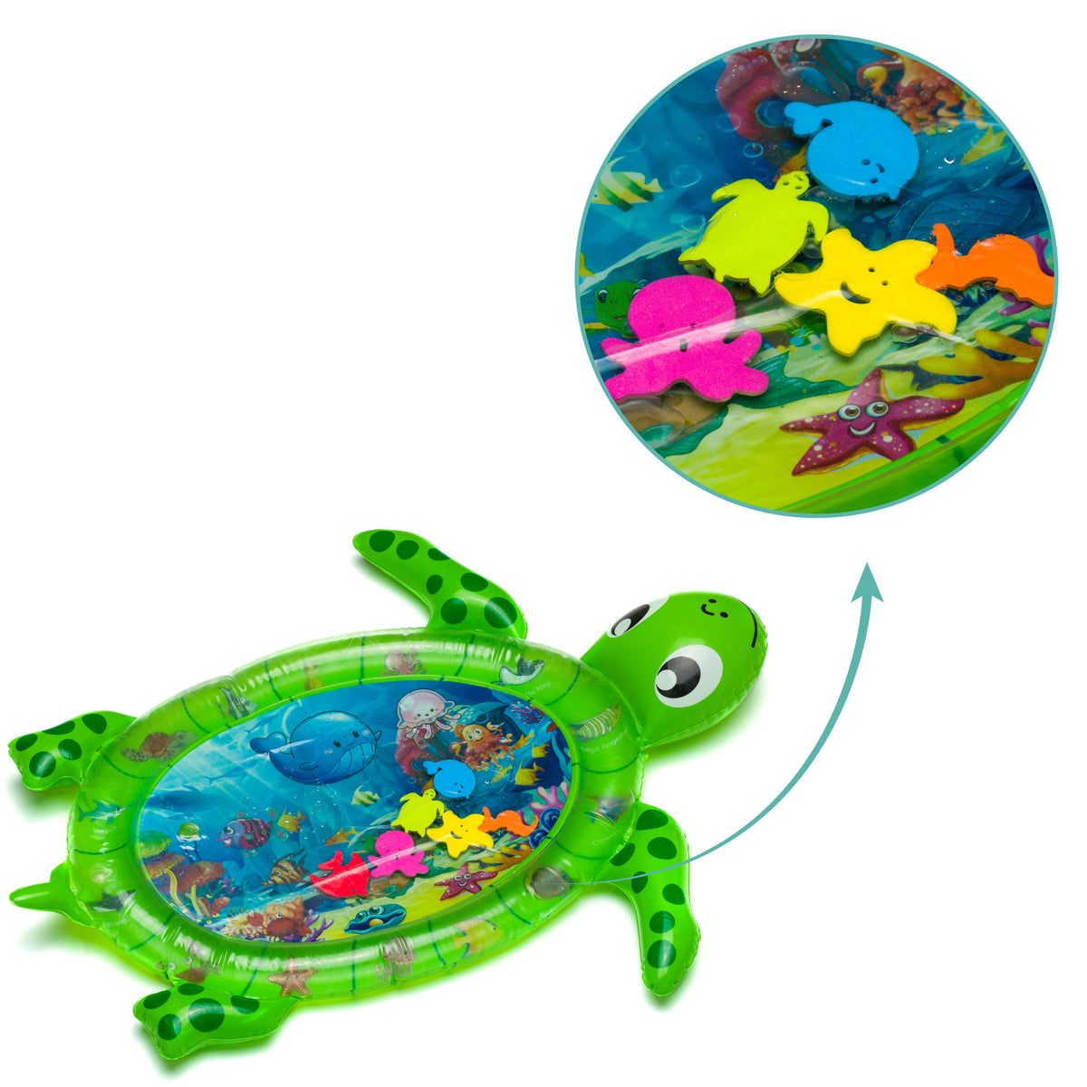 Wasserspielmatte Schildkröte